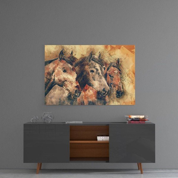 Stikla glezna Insigne Horses-image-1