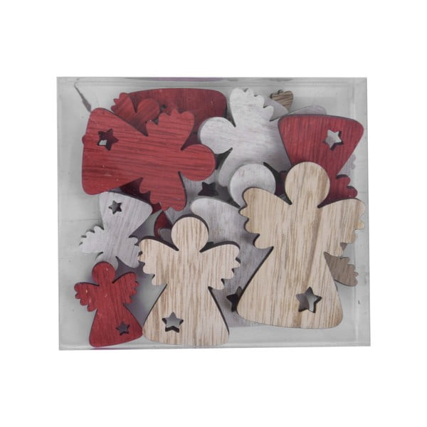 18 Ziemassvētku rotājumu komplekts eņģeļu formā Ego Dekor-image-1