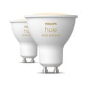 LED spuldzes (2 gab.) ar GU10 spuldžu ietveri, 4 W White ambiance – Philips Hue