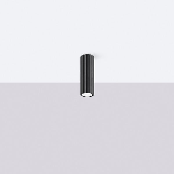 Melna prožektora tipa lampa Gleam – Sollux-image-4