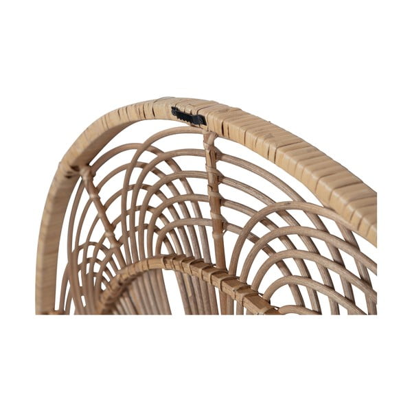 Sienas spogulis ar bambusa rāmi ø 76 cm Obi – WOOOD-image-4