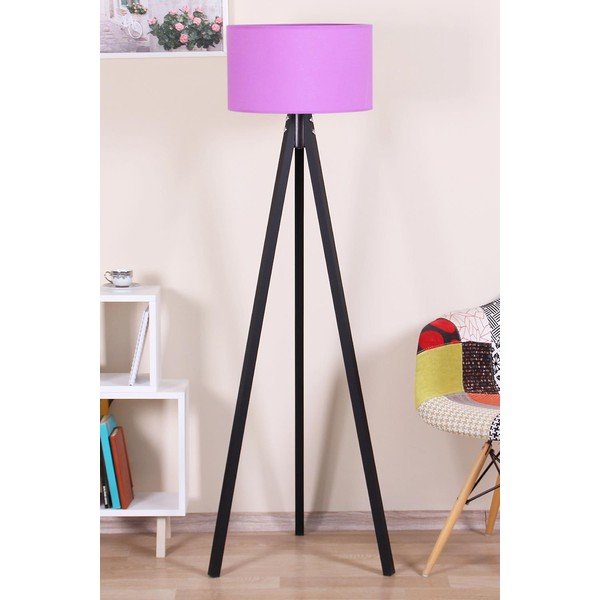 Melna/violeta stāvlampa – Magenta Home