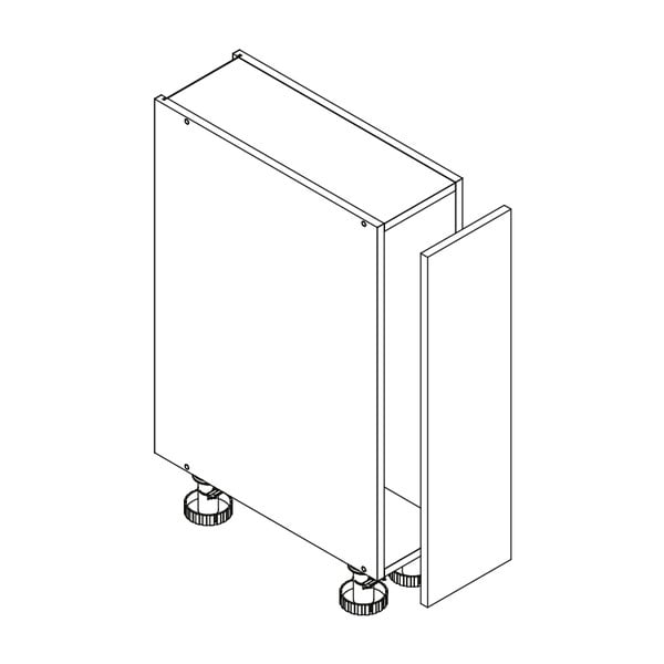 Apakšējais virtuves skapītis (platums 15 cm) Aden – STOLKAR-image-3