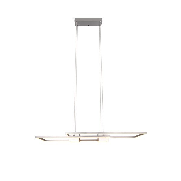 Sudraba krāsas LED piekaramā lampa ar tālvadību/ar regulējamu spilgtumu Albany – Trio-image-1