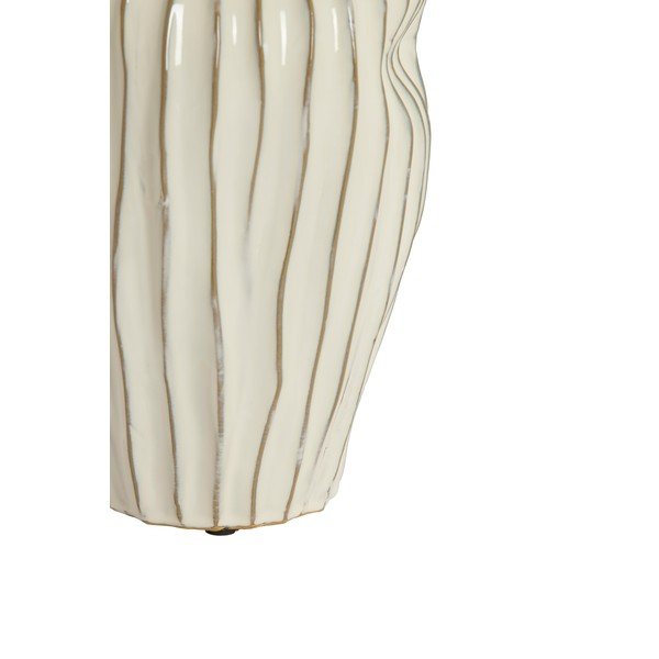 Krēmkrāsas keramikas vāze (augstums 30 cm) Vechhia – Light & Living-image-2