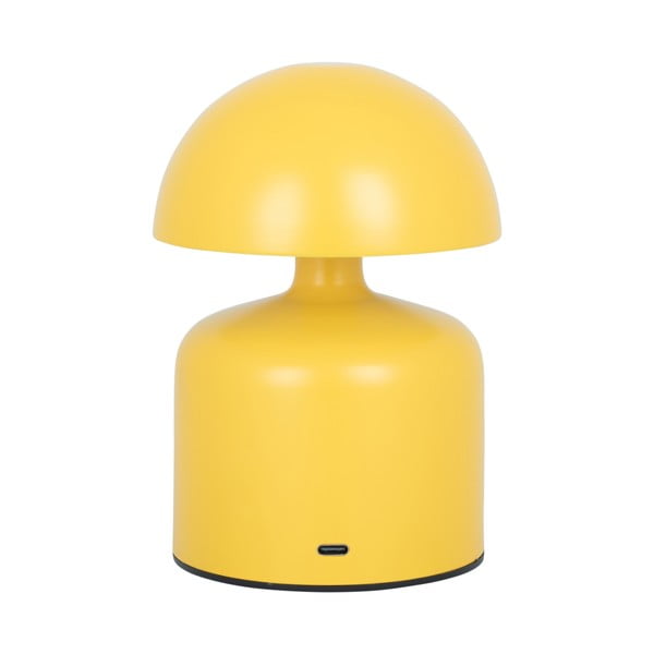 Dzeltena galda lampa ar metāla abažūru (augstums 15 cm) Impetu – Leitmotiv