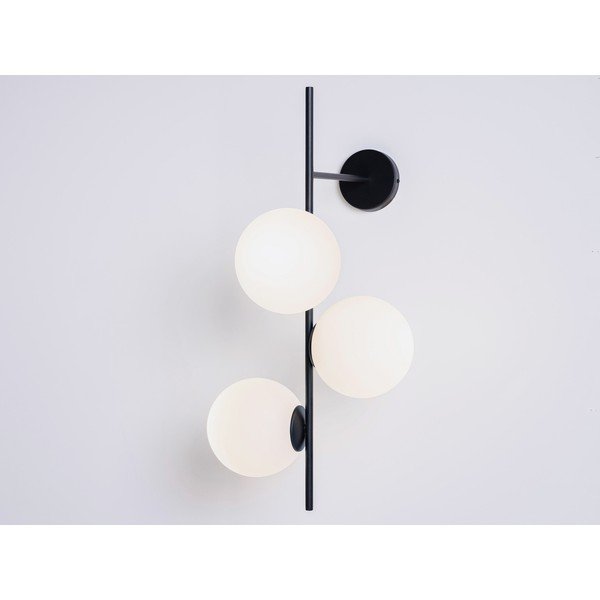 Melna sienas lampa Bobler – CustomForm-image-1