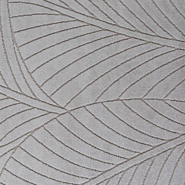 Sudraba krāsas apaļš iekštelpu un āra paklājs ø 120 cm Nova 1203 – Ayyildiz Carpets-image-3