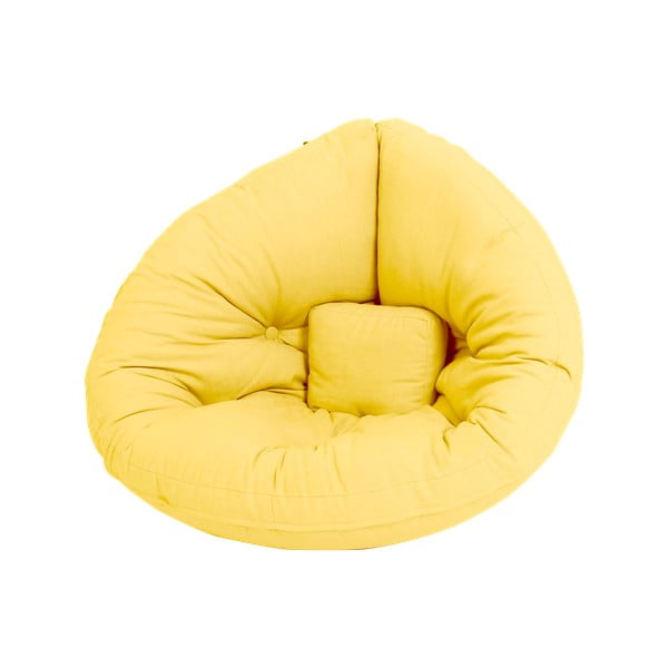 Dzeltens atpūtas krēsls bērniem Mini Nido – Karup Design