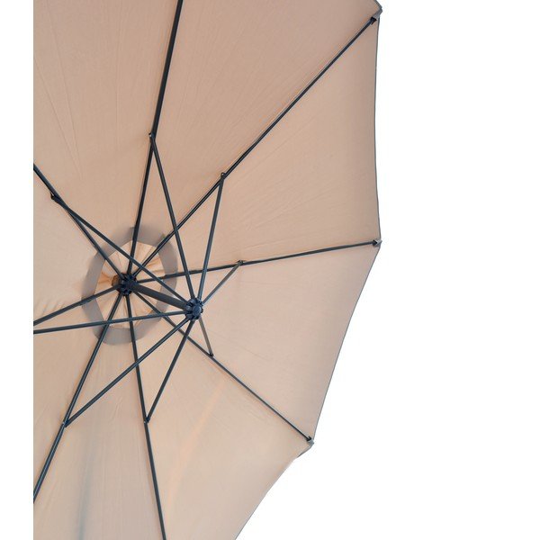 Bēšs saulessargs ø 350 cm – Rojaplast-image-1
