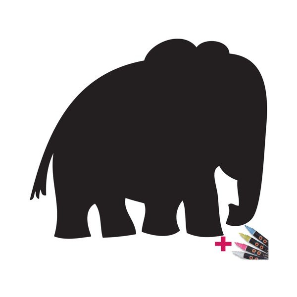 4 Ambiance Elephant marķieru un marķieru uzlīmju komplekts-image-2