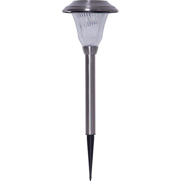 Nerūsējošā tērauda LED āra lampa ar saules baterijām Star Trading Barcelona, augstums 41 cm-image-2