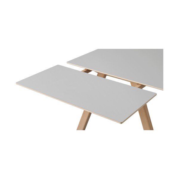 Pelēks galda pagarinājums Unique Furniture Bilbao, 45 x 90 cm-image-1