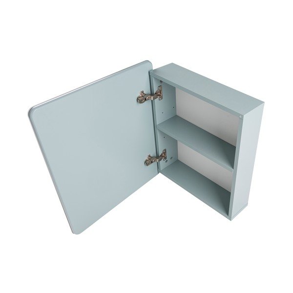 Piparmētru zaļš piekarams/ar spoguli vannas istabas skapis 50x58 cm Color Bath – Tom Tailor-image-4