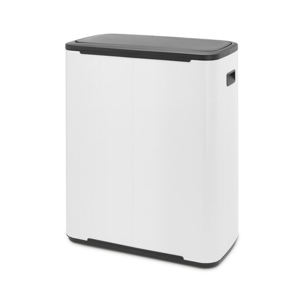 Balta ar pieskārienu atverama atkritumu šķirošanas tērauda tvertne 60 l Bo Touch Bin – Brabantia-image-3