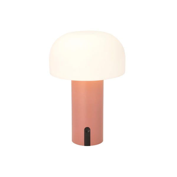 Balta/rozā LED galda lampa (augstums 22,5 cm) Styles – Villa Collection