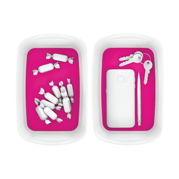 Balta un rozā galda kaste Leitz MyBox, garums 24,5 cm-image-2