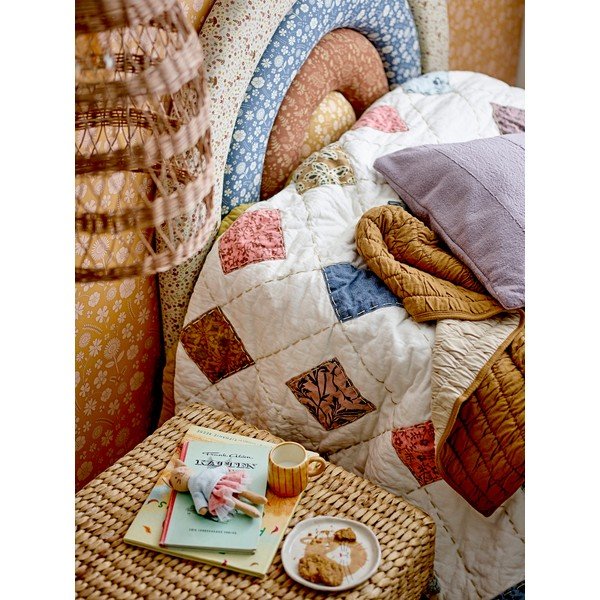 Brūna kokvilnas bērnu sega 80x100 cm Baille – Bloomingville Mini-image-4