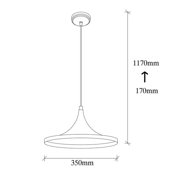Melna metāla griestu lampa Opviq lights Leon-image-2