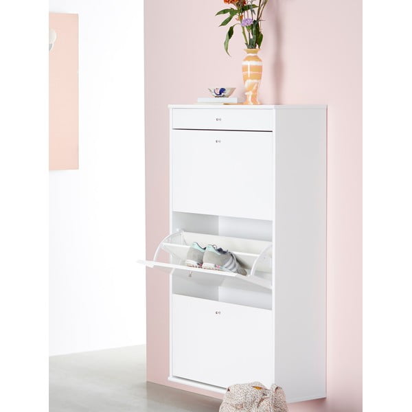 Balts apavu plaukts Mistral White-image-4