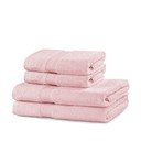 Gaiši rozā frotē kokvilnas dvieļi (4 gab.) Marina – DecoKing