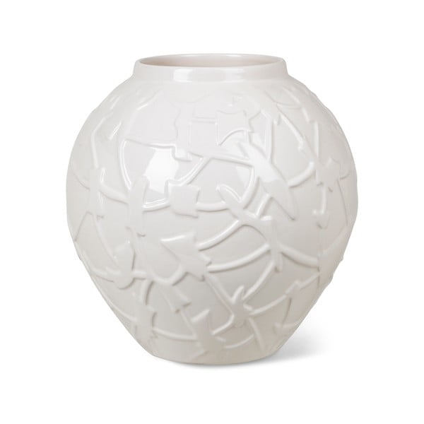 Balta keramikas vāze Kähler Design Relief, augstums 20 cm