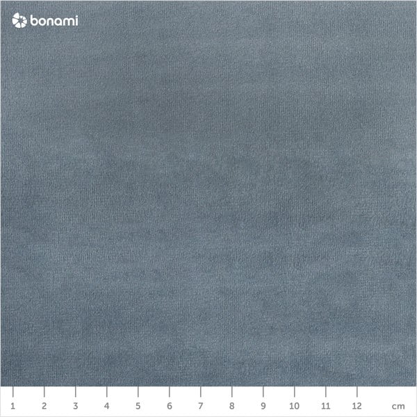 Gaiši zila polsterēta divvietīga gulta ar redelēm 160x200 cm Akela – Makamii-image-1