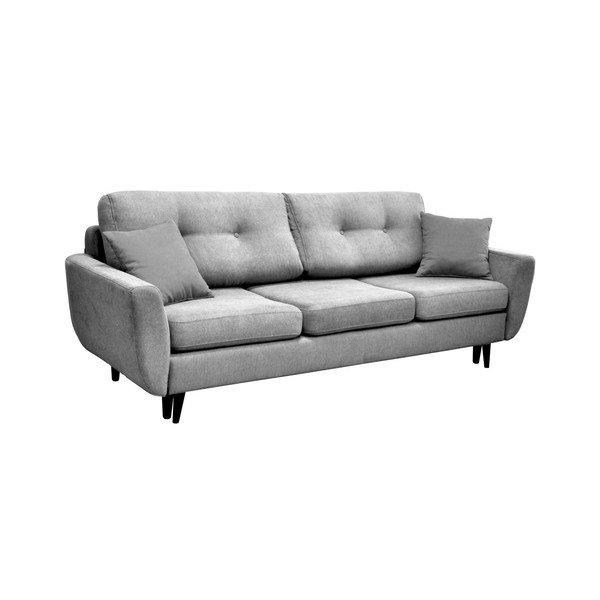 Pelēks trīsvietīgs dīvāns ar melnām kājām Mazzini Sofas Jasmin-image-3