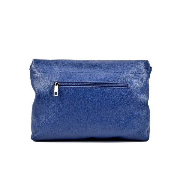 Zila ādas somiņa Roberta M Malude Blue Jeans-image-3