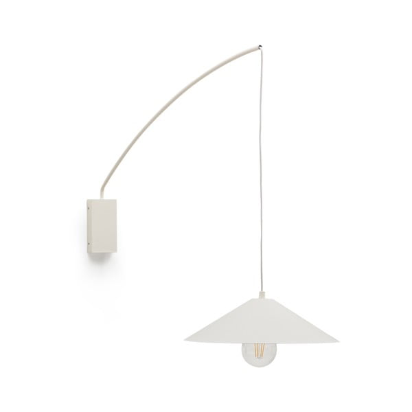 Krēmkrāsas sienas lampa ø 35 cm Kally – Kave Home