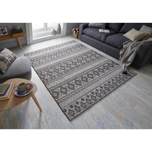 Pelēks un krēmkrāsas paklājs Flair Rugs Herne, 160 x 230 cm-image-4