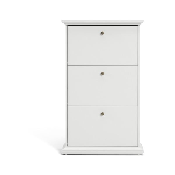 Balts atverams apavu plaukts Paris – Tvilum-image-3