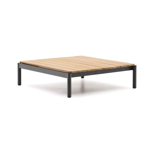 Tīkkoka masīvkoka dārza kafijas galdiņš 89x91 cm Sorells – Kave Home