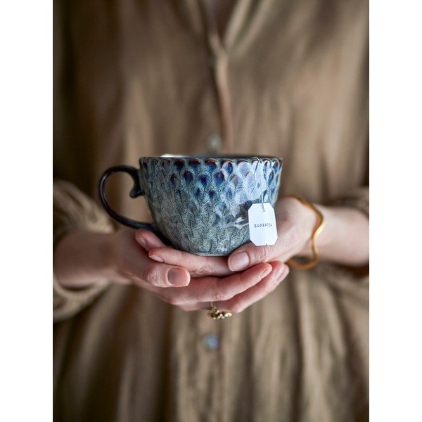 Pelēkas keramikas tasītes (4 gab.) 365 ml Katrina – Bloomingville-image-2