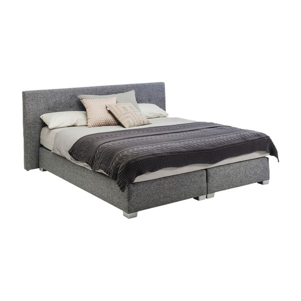 Pelēka gulta ar matraci Bonell Kare Design 5Star Lux, 160 x 200 cm