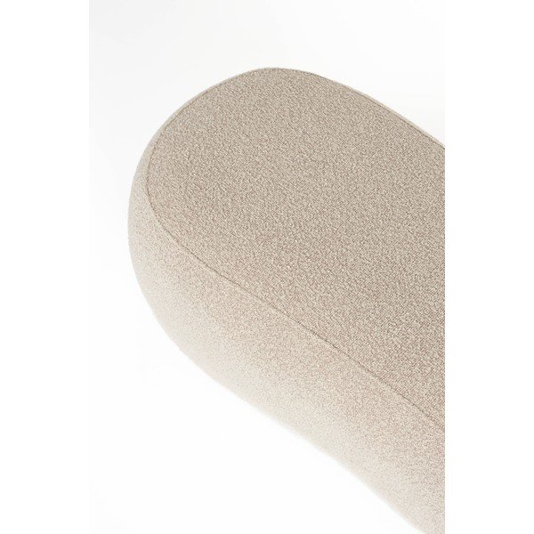 Bēšs polsterēts sols no buklē auduma Noxx – White Label-image-4