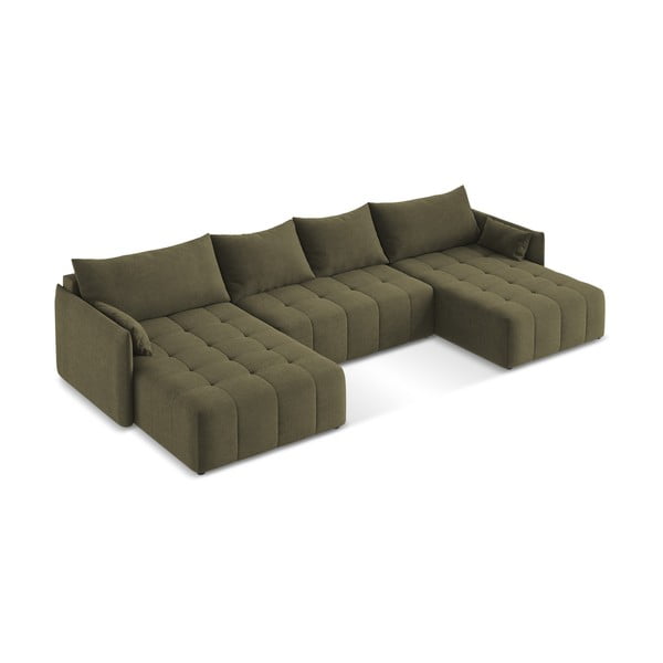 Haki salokāms/ar uzglabāšanas vietu (U veida) stūra dīvāns Moku – Makamii-image-2