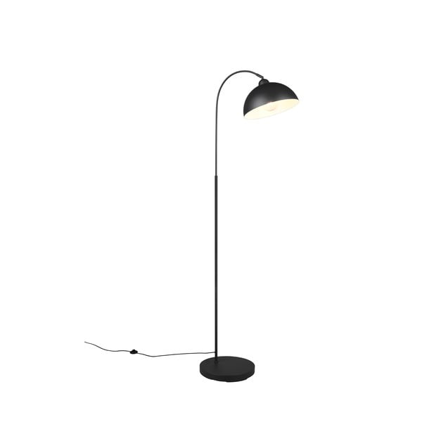Melna stāvlampa ar metāla abažūru (augstums 170 cm) Sierra – Trio-image-2