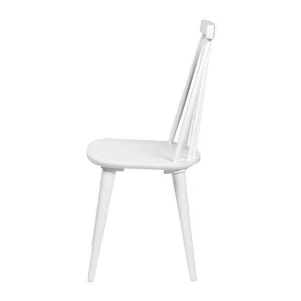 Balts gumijkoka ēdamistabas krēsls Rowico Lotta-image-3