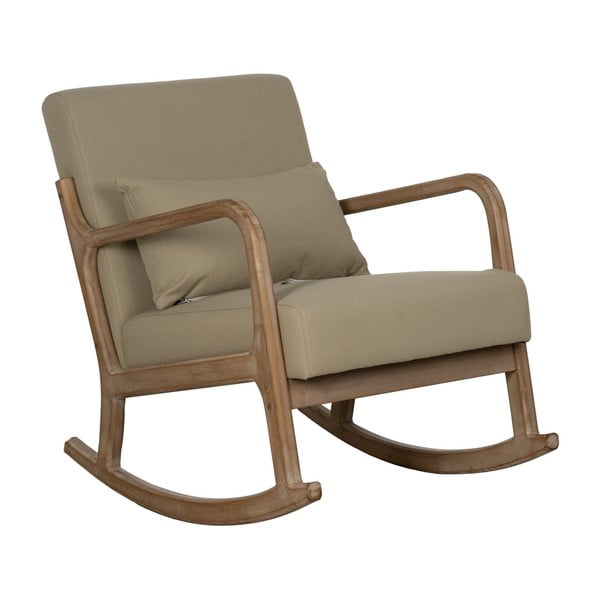 Bēšs šūpojošs atpūtas krēsls Weave – Ixia