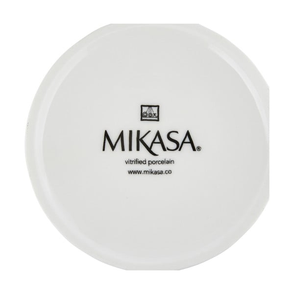 Balta porcelāna piena krūze Mikasa Ridget, 0,4 l-image-1
