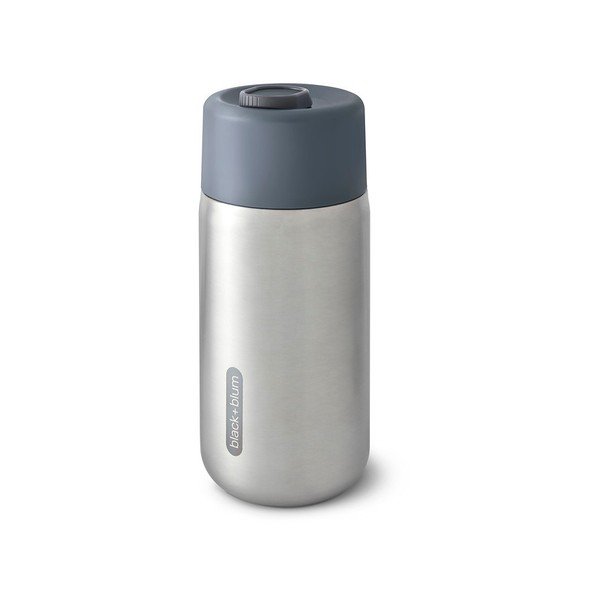 Sudraba krāsas nerūsējošā tērauda termokrūze 340 ml – Black + Blum