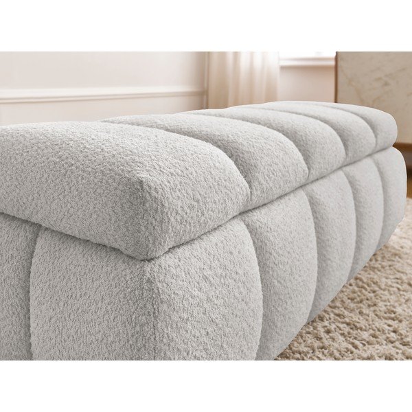 Gaiši pelēks sols no buklē auduma – Bobochic Paris-image-1