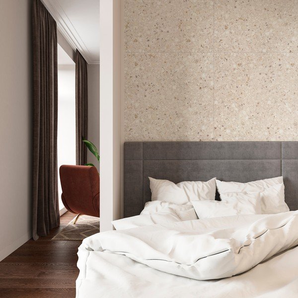 Tekstila akustiskie paneļi (2 gab.) 60x60 cm Terrazzo – Styler-image-2