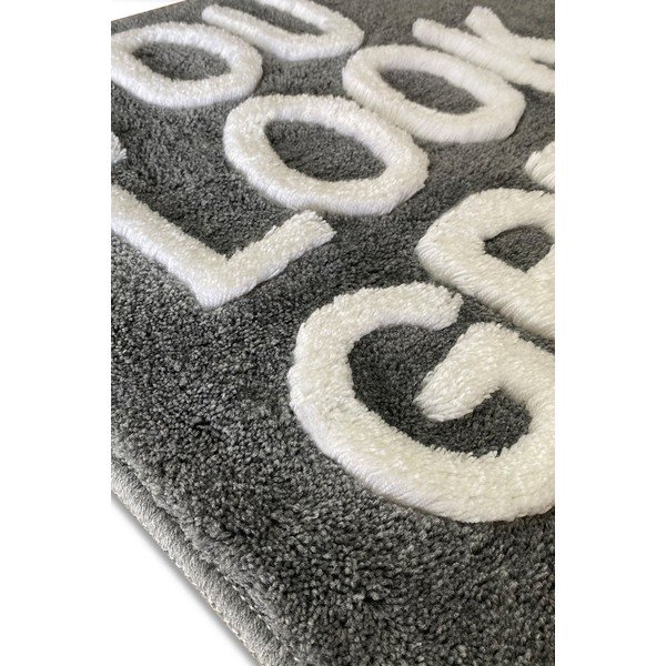 Pelēki vannas istabas paklājiņi (3 gab.) 60x100 cm Great – Foutastic-image-4