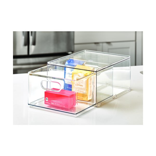 Caurspīdīga uzglabāšanas kaste iDesign The Home Edit, 34 x 25,3 cm-image-4