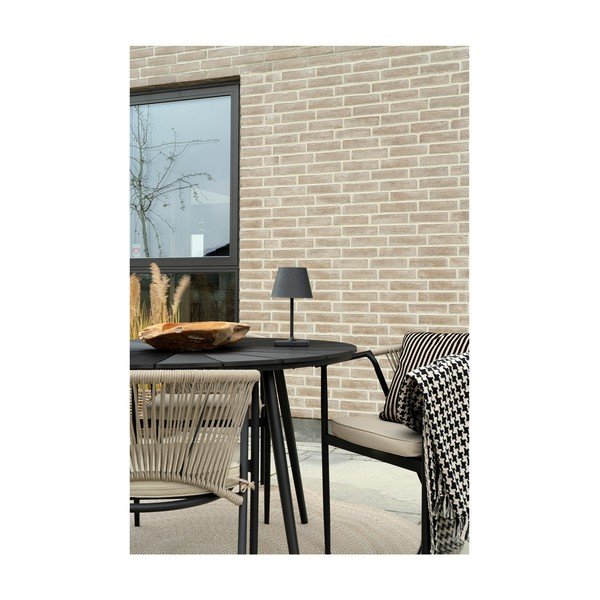 Melna LED galda lampa (augstums 30 cm) Dean – House Nordic-image-2