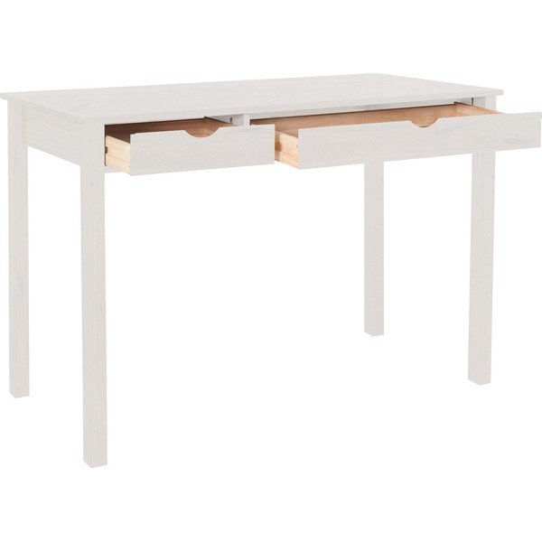 Balts rakstāmgalds no priedes koka Støraa Gava, garums 100 cm-image-1