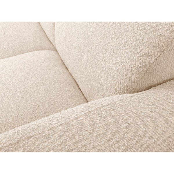 Bēšs stūra dīvāns no buklē auduma (ar labo stūri) Molino – Micadoni Home-image-1