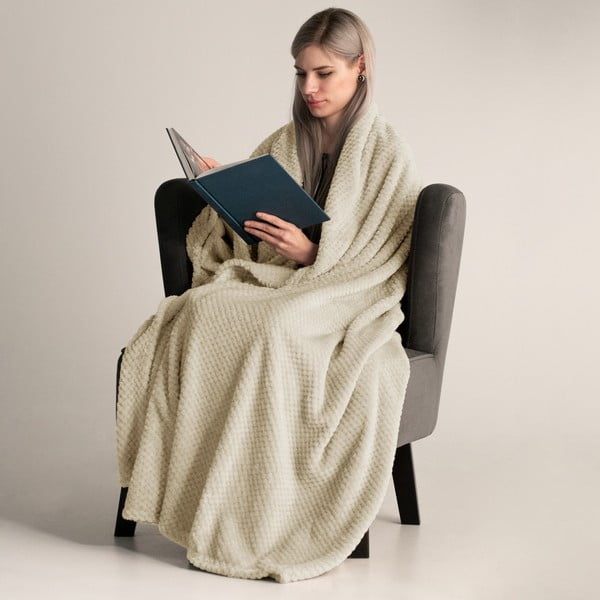 Bēša mikrošķiedras sega DecoKing Henry, 170 x 210 cm-image-1